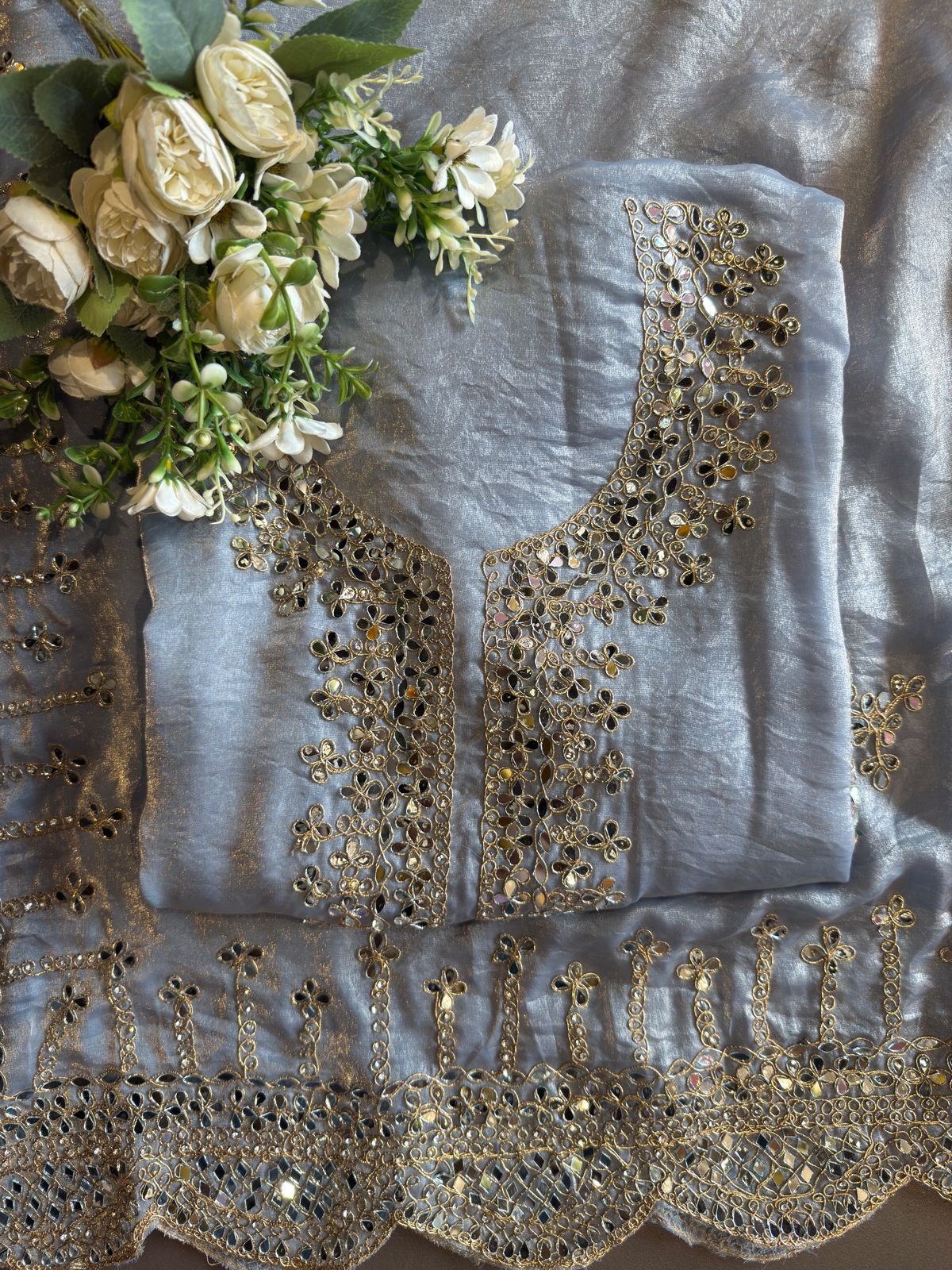 Pure glass tissue shirt